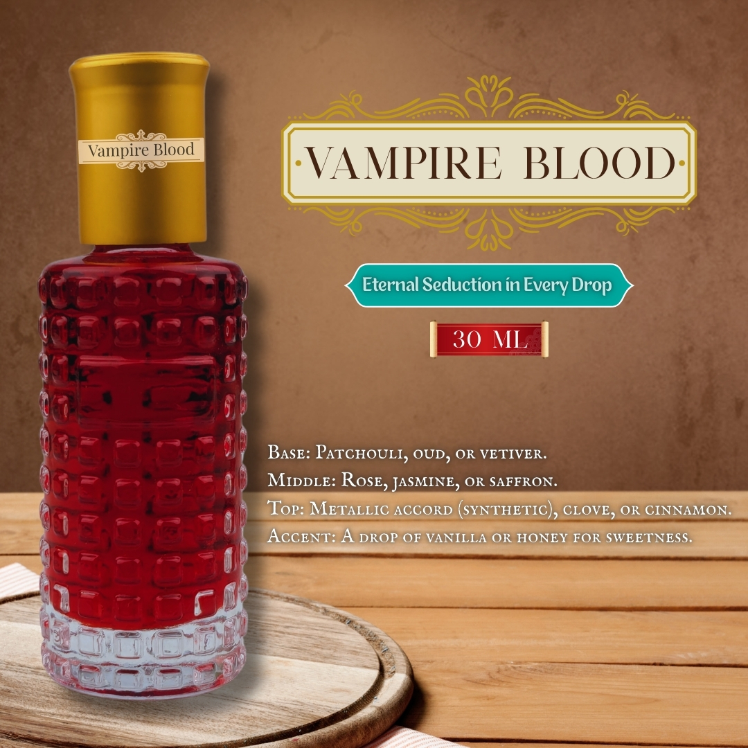 Picture of New Premium Vampire Blood Luxury attar 30ml Traditional Fragrance Luxurious Islamic Scent attar for unisex Signature Aroma Non-alcohol Halal Perfume/Attar. #vampireblood