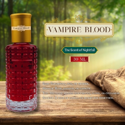 Picture of New Premium Vampire Blood Luxury attar 30ml Traditional Fragrance Luxurious Islamic Scent attar for unisex Signature Aroma Non-alcohol Halal Perfume/Attar. #vampireblood