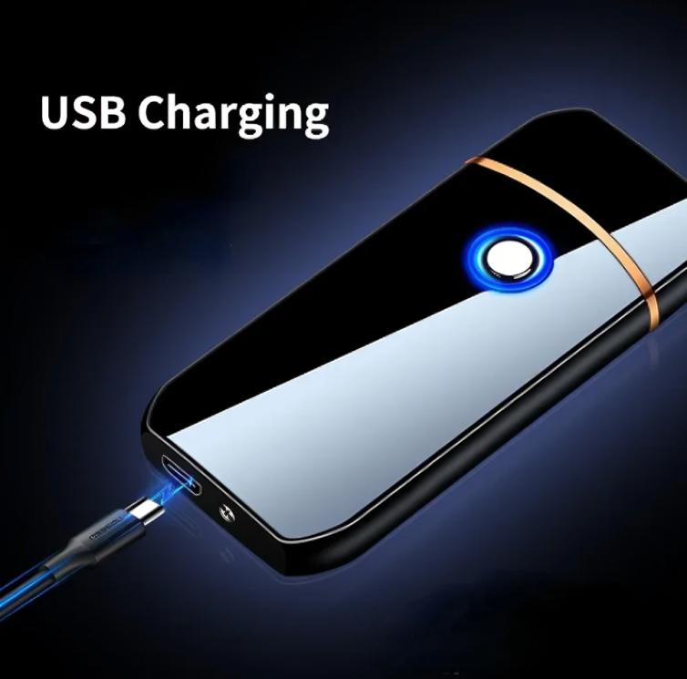 Picture of Metal Usb Windproof Small Charging Lighter Men's Gift