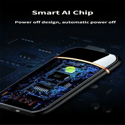 Picture of Metal Usb Windproof Small Charging Lighter Men's Gift