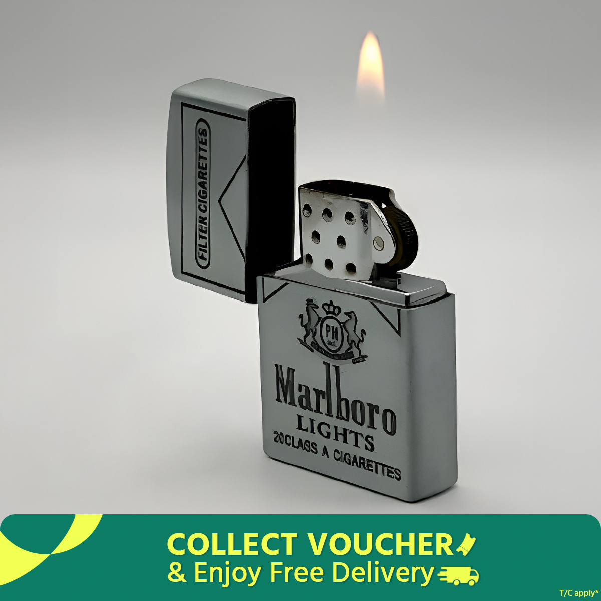 Picture of Classic zippo style Gas lighter Windproof Pocket Lighter