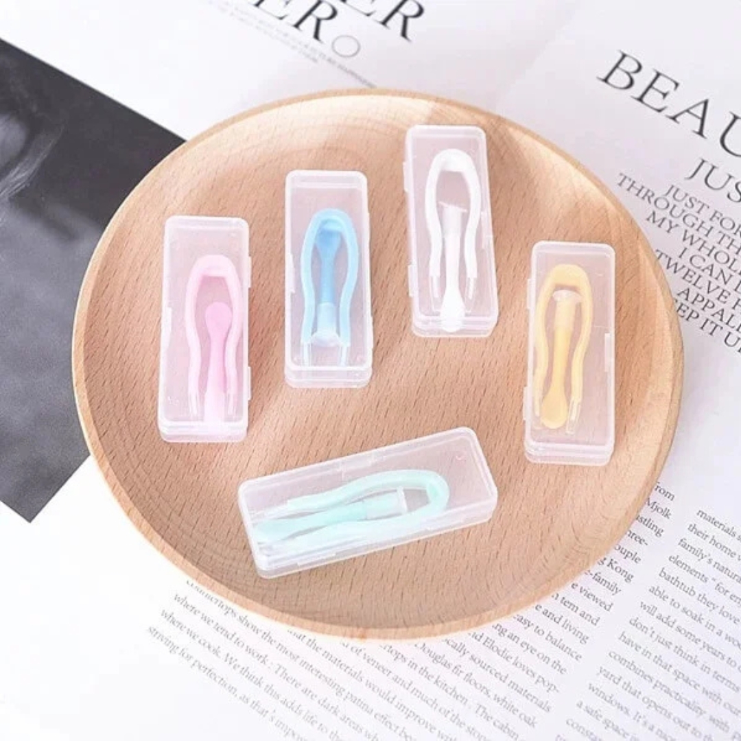 Picture of New Portable Contact (2pcs) Lens Applicator nserter Tool Kit Tweezers IContact Lens Remover and wear Helper Case #lenskit
