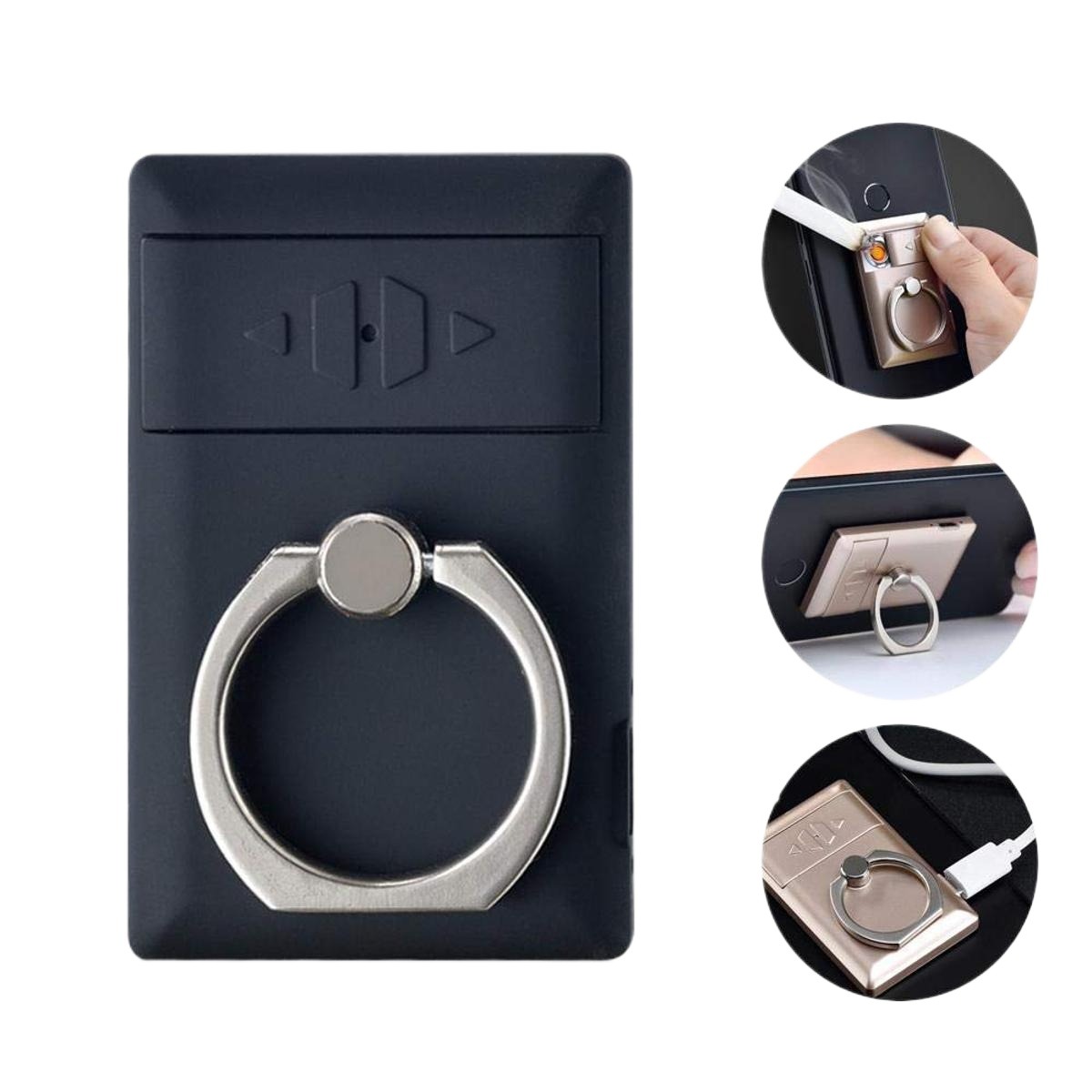 Picture of New Bracket Ring Lighter Windproof USB Charging Lighter