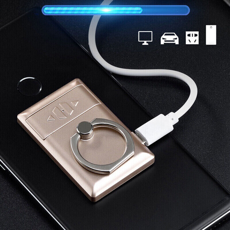 Picture of New Bracket Ring Lighter Windproof USB Charging Lighter