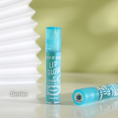 Picture of New Fruit Lip Gloss Oil -6 Pcs (multicolor) For Damage Lip Recover,Shiny and Glossy. #lipoil