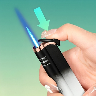 Picture of Windproff Gas Lighter Blue Flame Small Torch Lighter