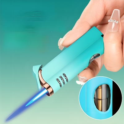 Picture of Windproff Gas Lighter Blue Flame Small Torch Lighter
