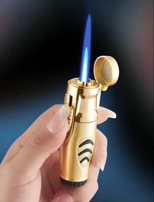 Picture of Jet powerful Turbo torch 1 flame Butane inflatable gas lighter