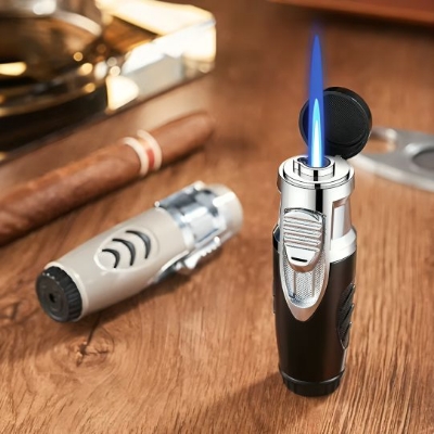 Picture of Jet powerful Turbo torch 1 flame Butane inflatable gas lighter