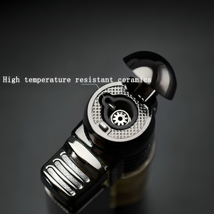 Picture of Butane Mini Torch Lighter with Key Ring Adjustable Jet Flame Windproof Gas Lighter