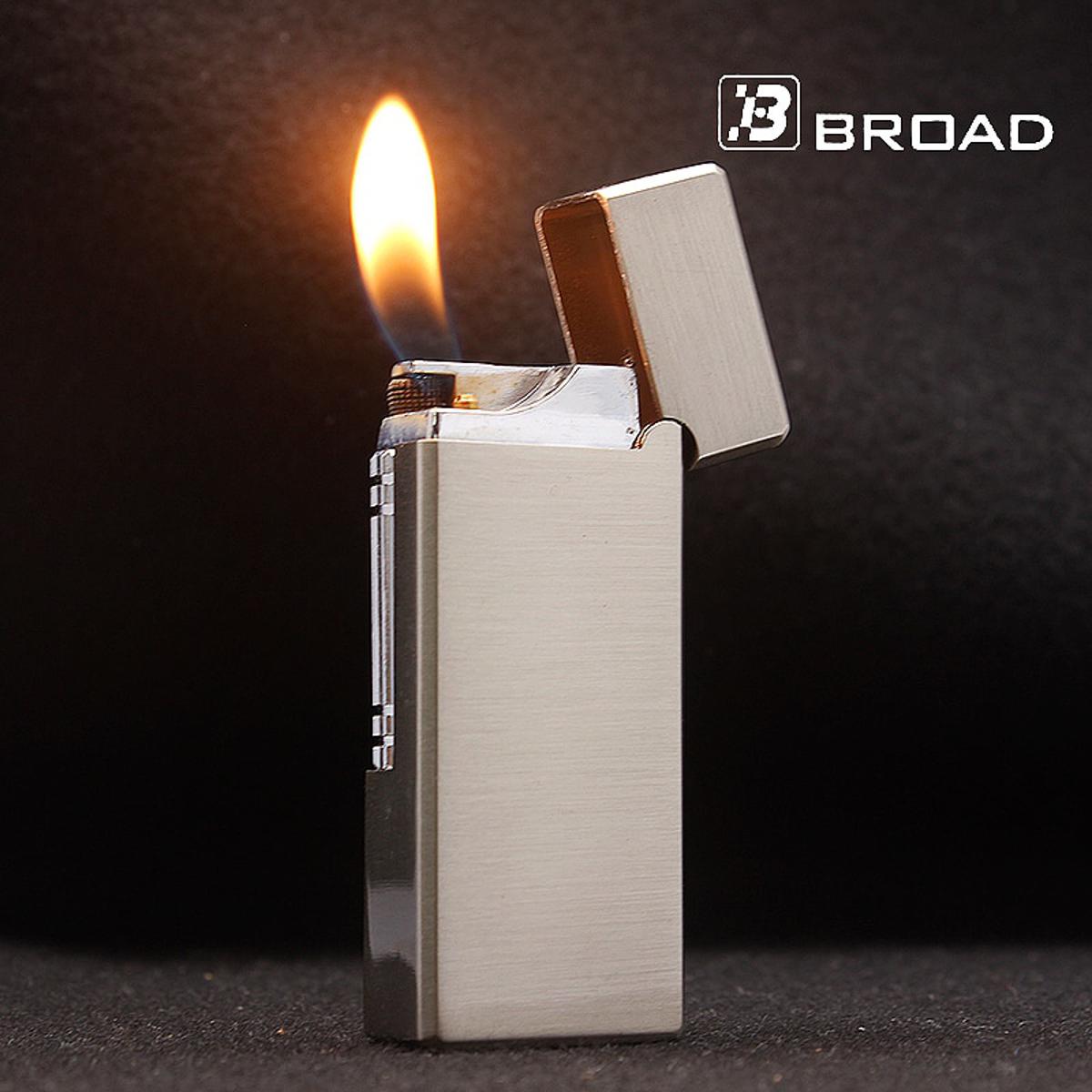 Picture of BROAD Buy Gold Lighter Flints Gas Lighter Pipe Electronic Lighters Mini Metal Lighters