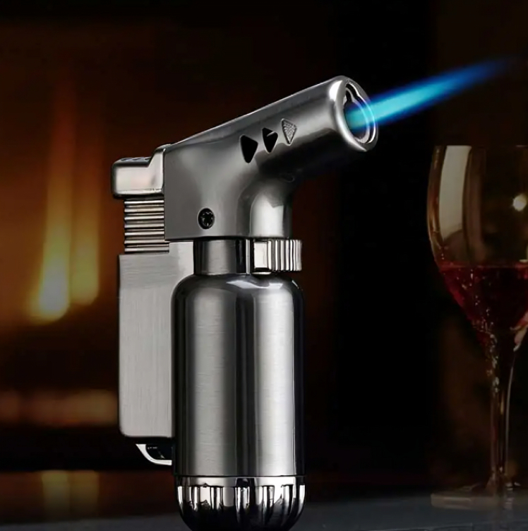 Picture of Butane Jet Windproof Metal Body Refillable Gas Lighter
