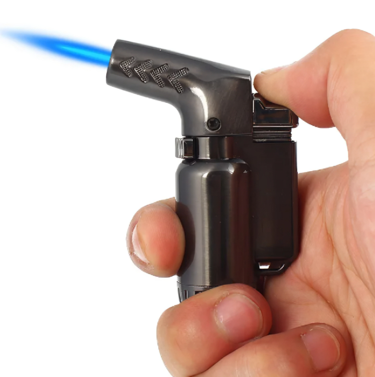 Picture of Butane Jet Windproof Metal Body Refillable Gas Lighter