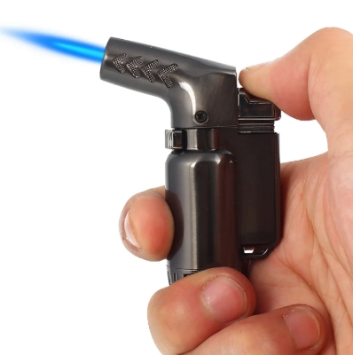 Picture of Butane Jet Windproof Metal Body Refillable Gas Lighter