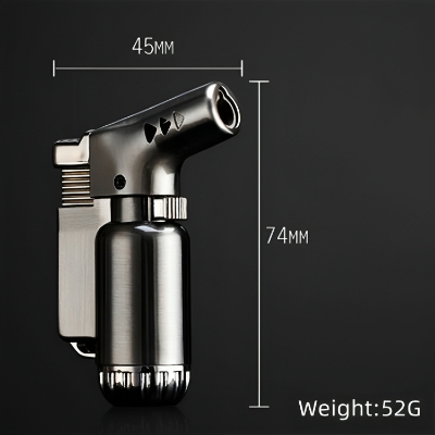 Picture of Butane Jet Windproof Metal Body Refillable Gas Lighter
