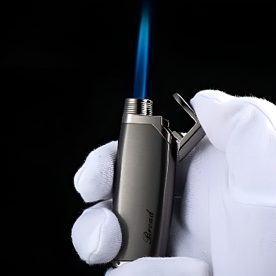Picture of High End Metal Torch Turbo Lighter Gas Blue Flame 1300C Mini Butane