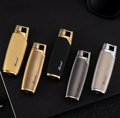 Picture of High End Metal Torch Turbo Lighter Gas Blue Flame 1300C Mini Butane