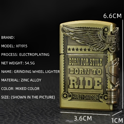 Picture of NEW Zippo style gas Grinding Wheel lighter for Men
