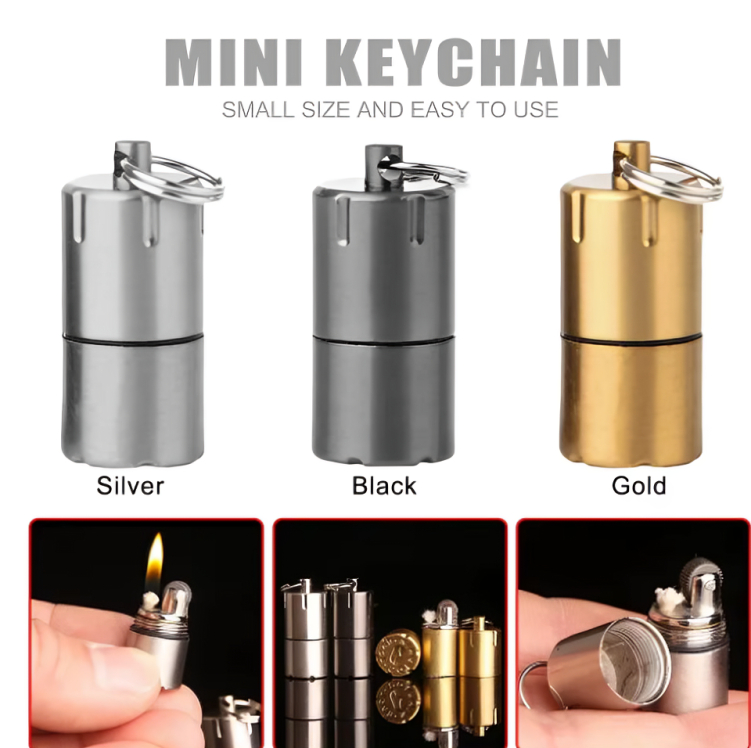 Picture of Waterproof Firestash Miniature Keychain Zippo Lighter