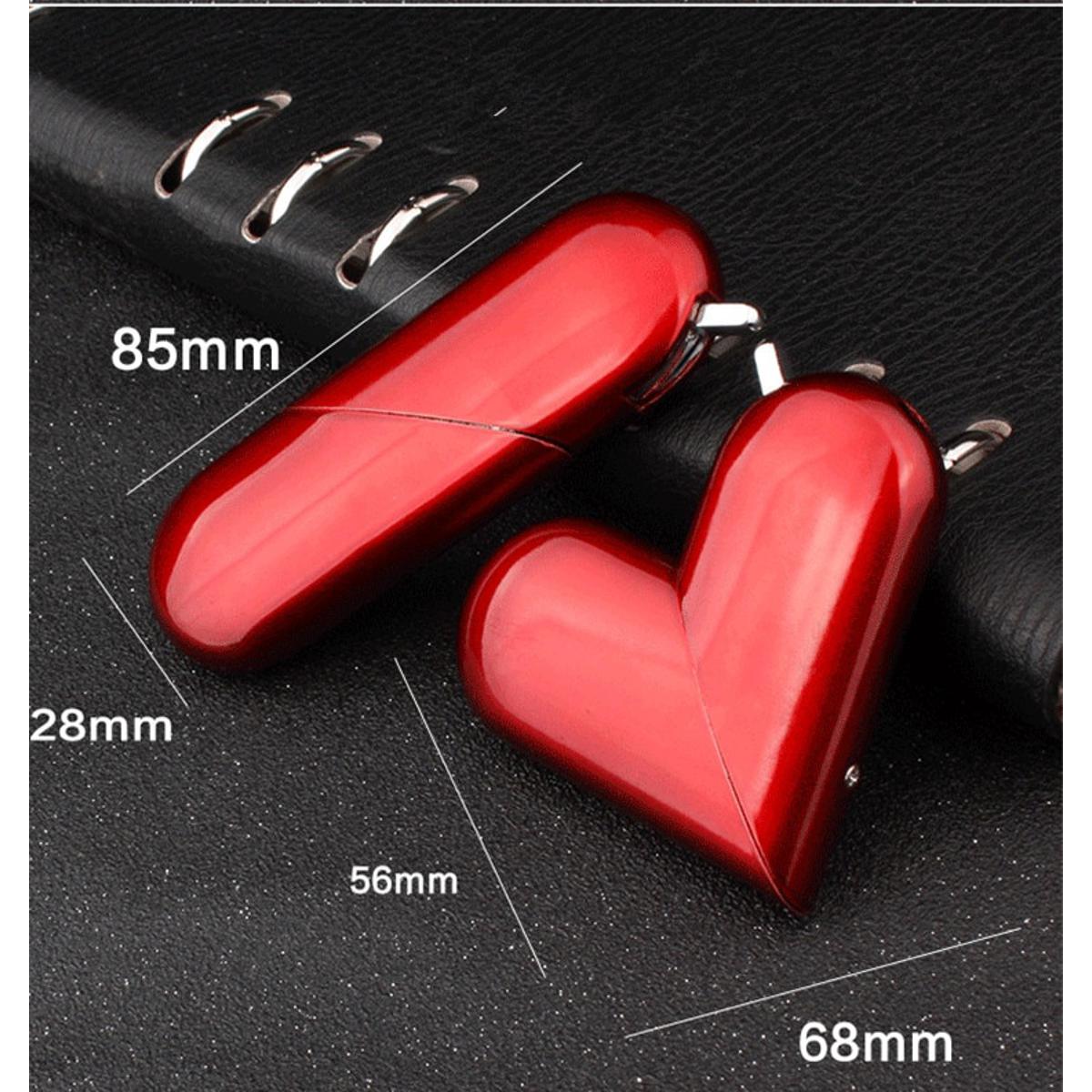 Picture of Creative Personality Folding Rotary Heart-Shaped Gas Flame Lighter Cigarette Lighter Smoking Accessories Gift For Women
