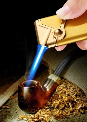 Picture of New Windproof Rocker Torch Gas Ci garette Lighter Jet Lighter