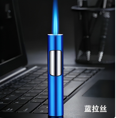Picture of Metal Butane Gas Lighter Refillable Adjustable Flame Cigar Cigarete Lighters