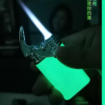 Picture of 2022 New Enlightened Rocker Arm Straight Inflateable Windproof Cool Gift Lighter Creative Personality Lighter Ensandores For Men