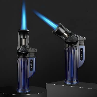 Picture of Spray Gas Lighter Bbq Kitchen Cooking Jewelry Welding Butane Torch Turbo Lighter Metal Lighters - Kitchen Accessories