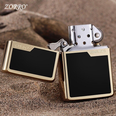 Picture of New ZORRO Metal Flint Lighter Grinding Wheel Kerosene Non-oil Lighter Can Be Recharged Lighter Accessories