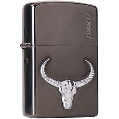 Picture of ZORRO Lighter Outdoor Wheel Kerosene Oil Free Fireproof Windproof Lighter Metal Refillable Gasoline Lighter