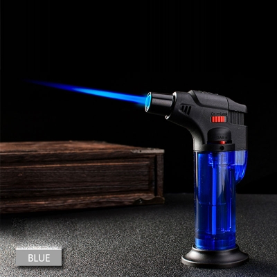 Picture of Butane Lighter Torch Refillable Adjustable Flame Lighter Chef Cooking Torch Bbq Ignition Picnic Tool Windproof Lighter