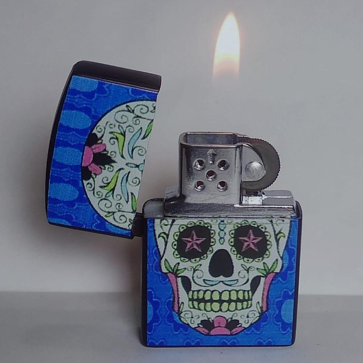 Picture of Mini Portable Lighter Butane Gas Refillable Metal Lighter
