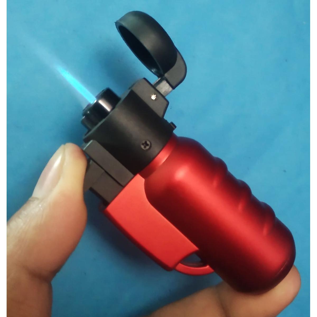 Picture of Stylish Butanegmas Lighter Sharp Small Jet Flame Refillable Cigarette Lighter Variation Mini Pocket Jet Flame Torch Bygmulab'S