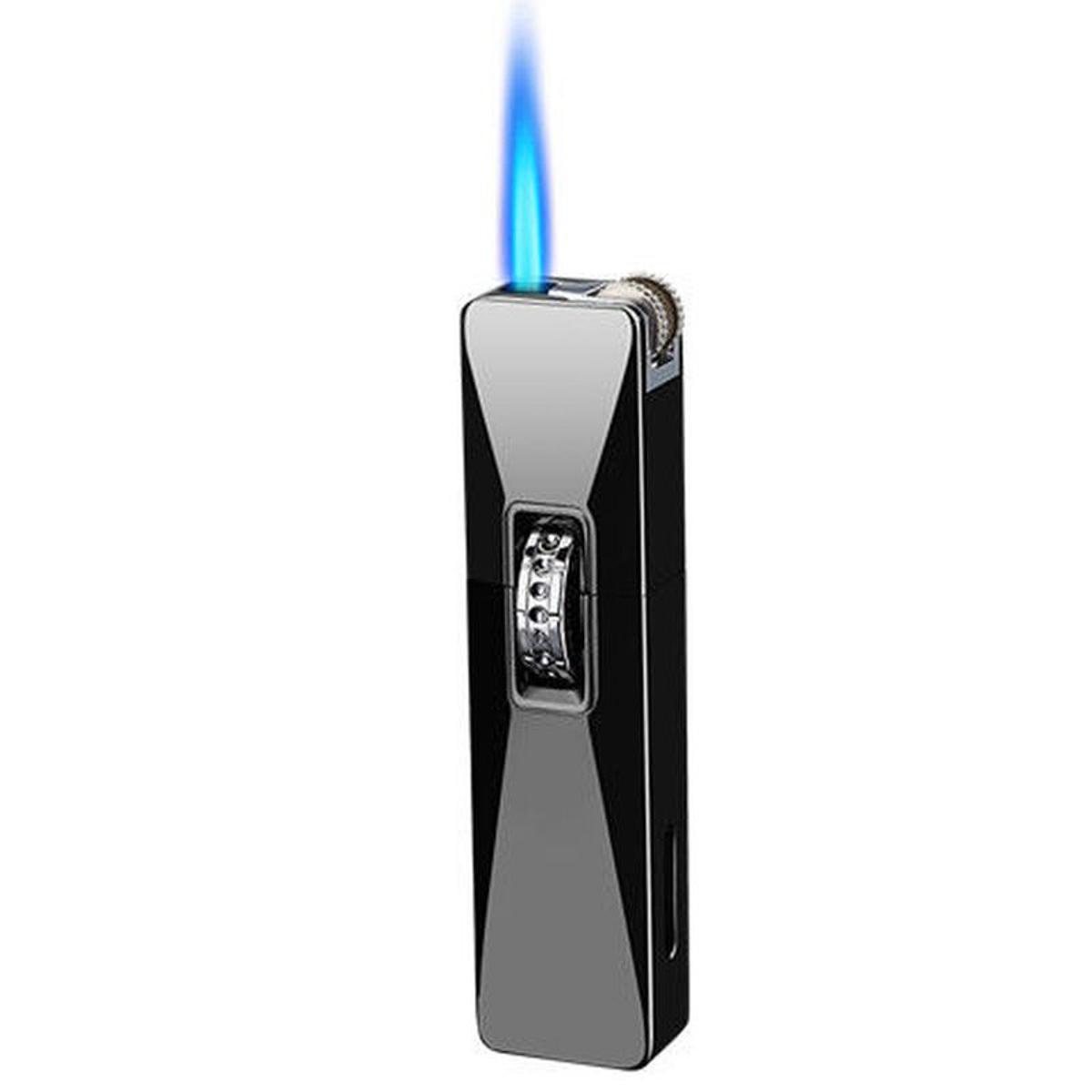 Picture of New Personality Inflatable Windproof Torch Lighter Turbo Butane Compact Portablegmas Lighter Cigarete Accessoriesgmifts For Men