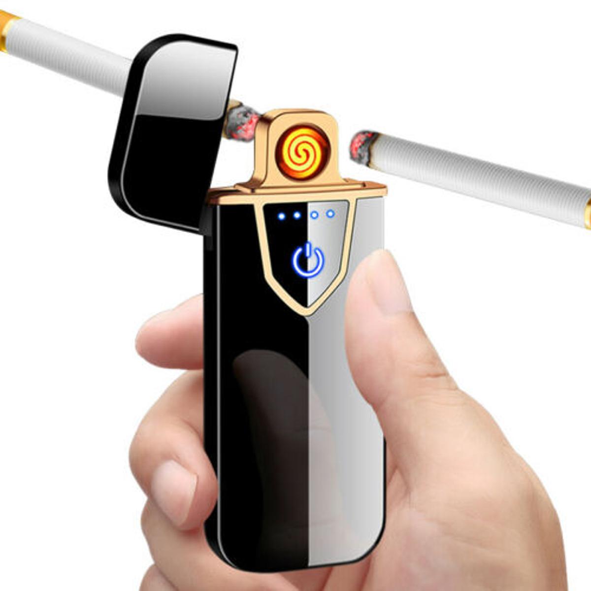 Picture of New Electric Rechargeable Usb Dual Lighter And Box