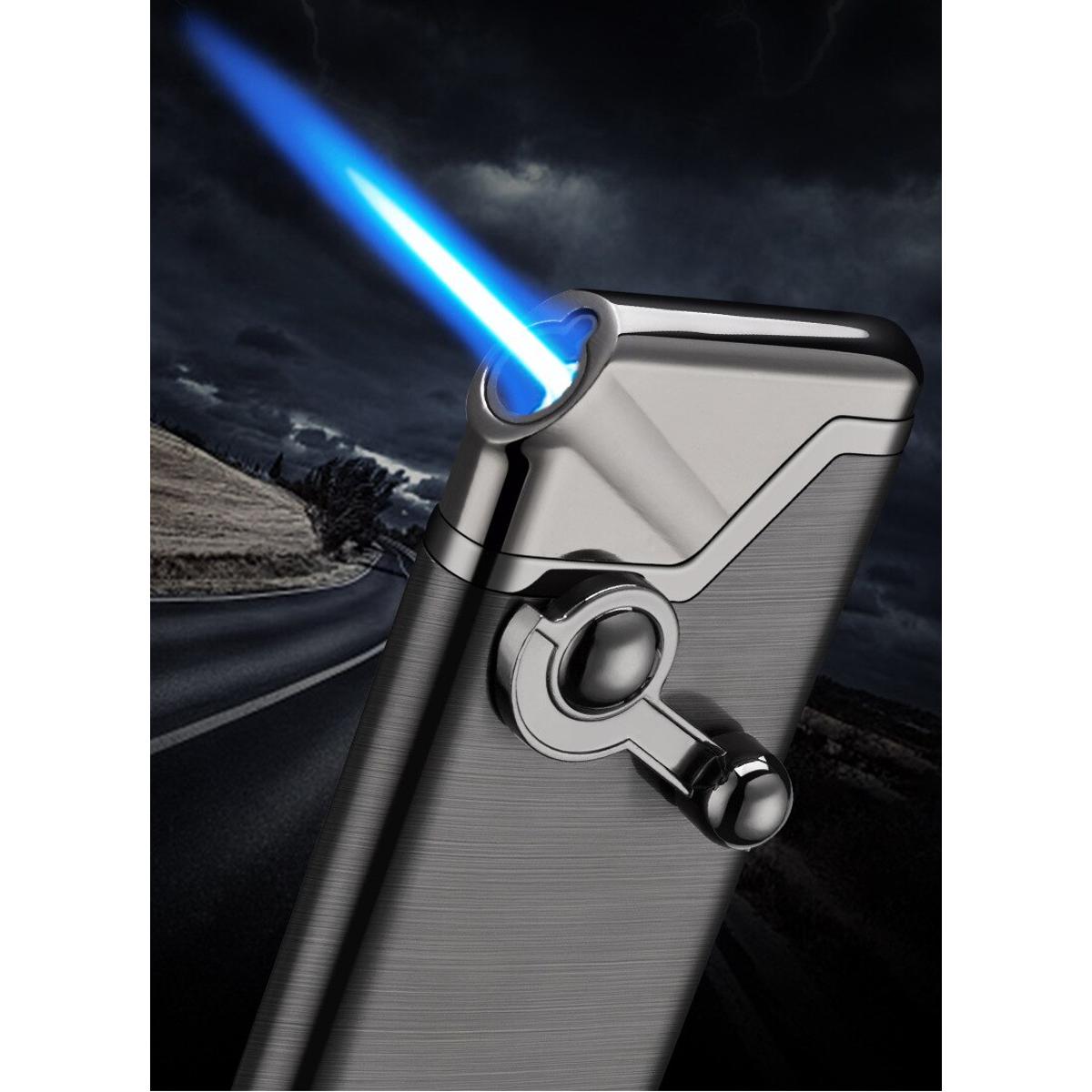 Picture of Flint Gas Lighter Retro Jet Torch Turbo Lighter Metal Lighter