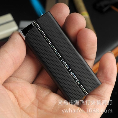 Picture of Tiger brand 921  pulse lighter windproof  gas lighter metal lighters with gift box for man