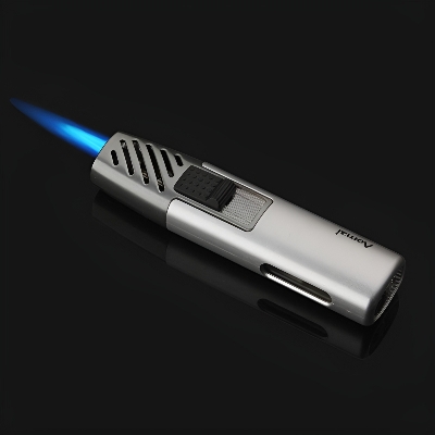 Picture of Blue Flame Refillable Butane Gas Torch Jet Lighter For Kitchen BBQ