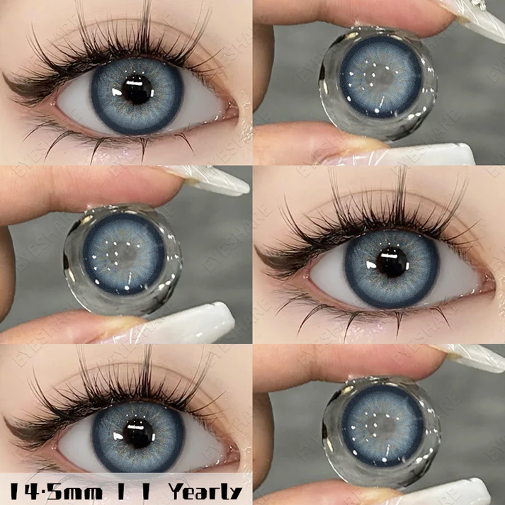Picture of New Ksseye Asura Blue Color Contact Lens with Lens Kit Box For Men & Women.1pair Ksseye Asura Color contact lens For Eye makeup and Cosmetics. Ksseye Asura Series Contact Lens. #Asura