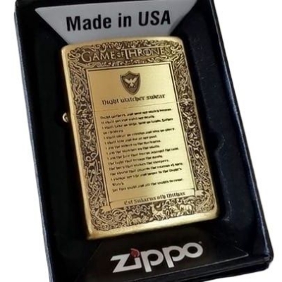 Picture of USA Gold Engraving Floral Zippo Lighter