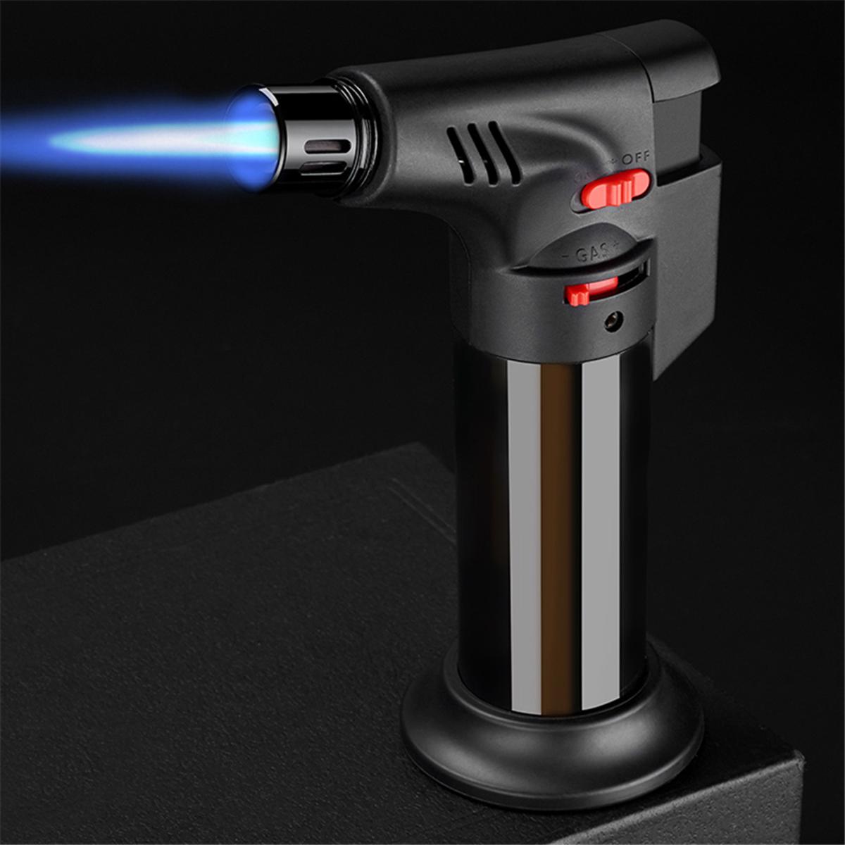 Picture of Flame Torch Lighter Kitchen Cooking Outdoor Camping Gas Jet Windproof Ignition Spray Turbo Butane Lighter
