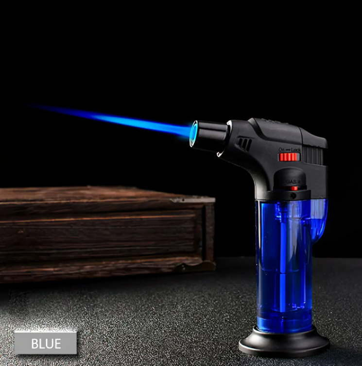 Picture of Flame Torch Lighter Kitchen Cooking Outdoor Camping Gas Jet Windproof Ignition Spray Turbo Butane Lighter