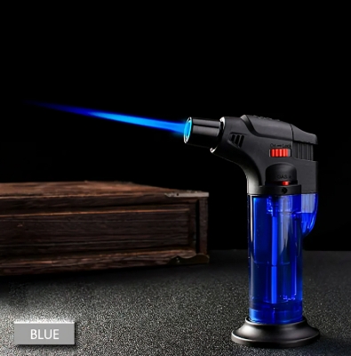 Picture of Flame Torch Lighter Kitchen Cooking Outdoor Camping Gas Jet Windproof Ignition Spray Turbo Butane Lighter