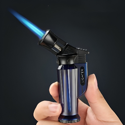 Picture of New design jet flame lighter metal blue flame torch lighter custom elbow Spray big lighter