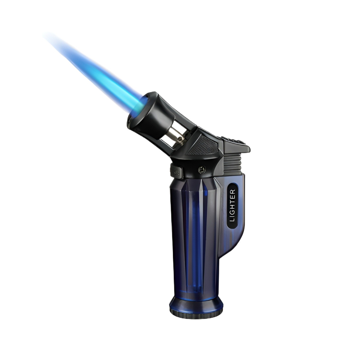 Picture of New design jet flame lighter metal blue flame torch lighter custom elbow Spray big lighter