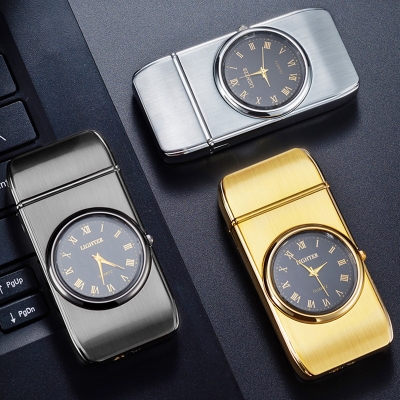Picture of Butane Gas Lighters Turbo Windproof Lighters Metal Watch Lighters