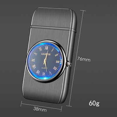 Picture of Butane Gas Lighters Turbo Windproof Lighters Metal Watch Lighters