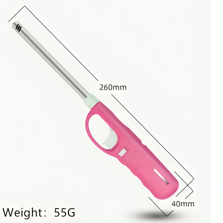 Picture of Kitchen Igniter Mini Butane Gas Refillable Plastic Torch Lighter for Candle BBQ Outdoor Fire Start 11-18cm