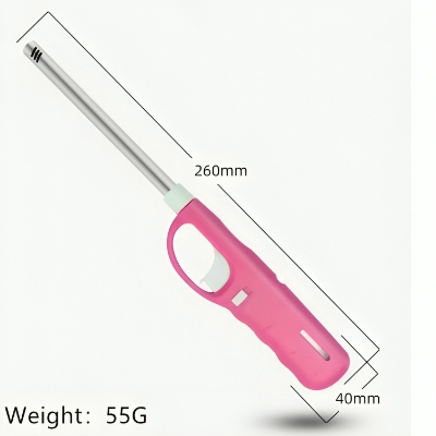 Picture of Kitchen Igniter Mini Butane Gas Refillable Plastic Torch Lighter for Candle BBQ Outdoor Fire Start 11-18cm
