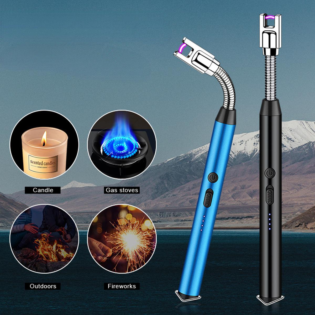 Picture of USB Arc Pulse Ignition Candle Gas Stove Igniter 360 Degree Hose Ignition Stick Lighter